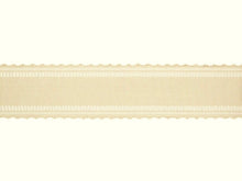 Load image into Gallery viewer, 2 1/8&quot; Wide Beige Cream Drapery Tape Trim