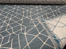 Load image into Gallery viewer, Sunbrella CF Stinson Armature Breeze Indoor/Outdoor Contemporary Geometric Upholstery Fabric STA 6384