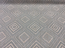 Load image into Gallery viewer, Scalamandre Antigua Weave Sky Blue Geometric Indoor/Outdoor Belgium Upholstery Fabric STA 6454