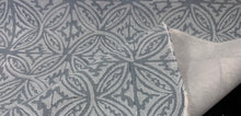 Load image into Gallery viewer, Galbraith &amp; Paul Casita 
Light Robin's Egg Soft Blue Green Hand-Block Printed Geometric Linen Upholstery Fabric STA 6366