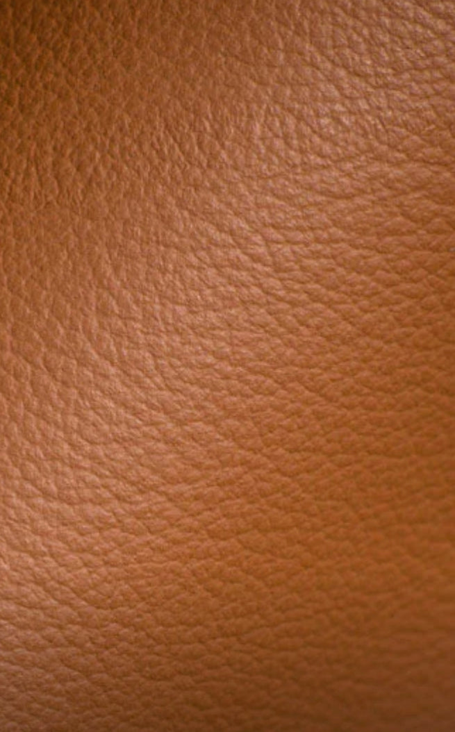 caramel brown leather hide