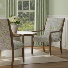 Load image into Gallery viewer, Cotton Ivory Purple Blue Green Floral Chintz Upholstery Drapery Fabric