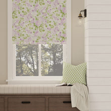 Load image into Gallery viewer, Cotton Ivory Purple Blue Green Floral Chintz Upholstery Drapery Fabric