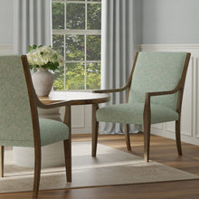 Load image into Gallery viewer, Cotton Ivory Aqua Blue Green Medallion Upholstery Drapery Fabric