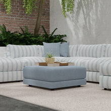 Load image into Gallery viewer, InsideOut Indoor Outdoor Performance Blue Teal Stripe Upholstery Fabric
