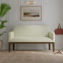 Load image into Gallery viewer, InsideOut Indoor Outdoor Performance Chartreuse Green Seafoam White Stripe Upholstery Fabric