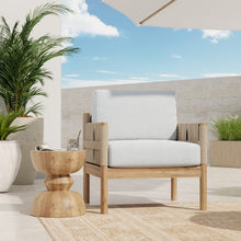 Load image into Gallery viewer, InsideOut Indoor Outdoor Performance Sky Navy Blue Cream Stripe Upholstery Fabric