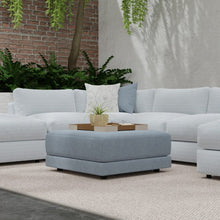 Load image into Gallery viewer, InsideOut Indoor Outdoor Performance Sky Navy Blue Cream Stripe Upholstery Fabric