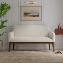 Load image into Gallery viewer, InsideOut Indoor Outdoor Performance Terracotta Coral Orange Cream Stripe Upholstery Fabric