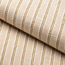 Load image into Gallery viewer, InsideOut Indoor Outdoor Performance Terracotta Coral Orange Cream Stripe Upholstery Fabric