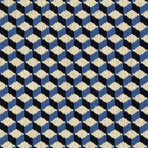 Pair of Custom Made Schumacher Atwood Épinglé Pillow Covers - Both Sides