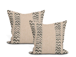 Schumacher Kudu Stripe Pillow Cover