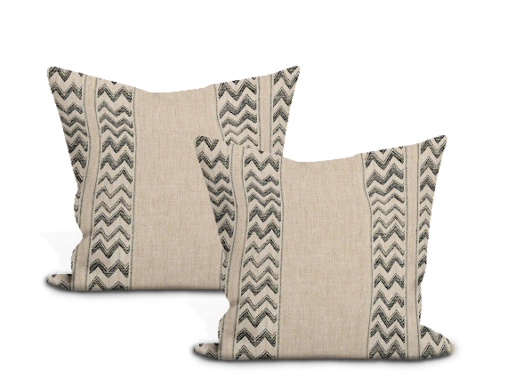 Schumacher Kudu Stripe Pillow Cover