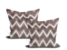 Load image into Gallery viewer, Schumacher Chevron Velvet Pillow Cover