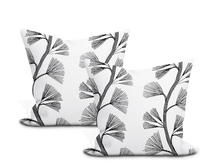 Load image into Gallery viewer, Schumacher Ginkgo Embroidery Pillow Cover