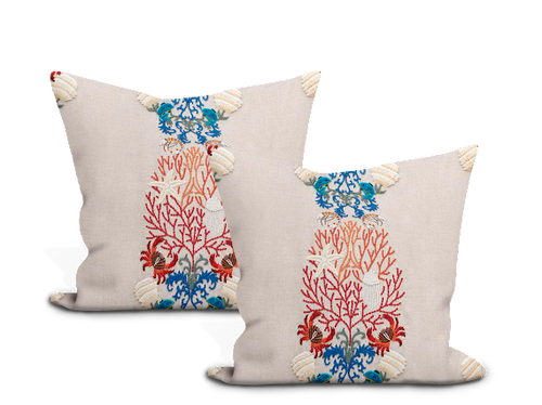 Schumacher Under The Sea Pillow Cover