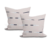 Load image into Gallery viewer, Schumacher Overlapping Dashes Pillow Cover