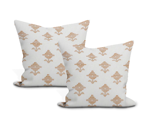 Schumacher Rubia Embroidery Pillow Cover