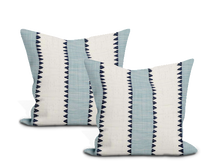 Load image into Gallery viewer, Schumacher Isolde Stripe Matelassé Pillow Cover