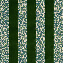 Load image into Gallery viewer, Pair of Custom Made Schumacher Guepard Stripe Velvet Pillow Covers - Both Sides