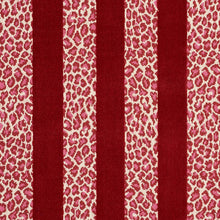 Load image into Gallery viewer, Pair of Custom Made Schumacher Guepard Stripe Velvet Pillow Covers - Both Sides