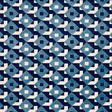 Load image into Gallery viewer, Pair of Custom Made Schumacher Dazzle Ship Velvet Pillow Covers - Both Sides