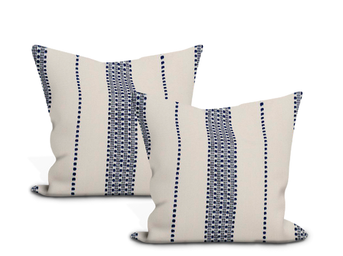 Schumacher Lubeck Stripe Pillow Cover