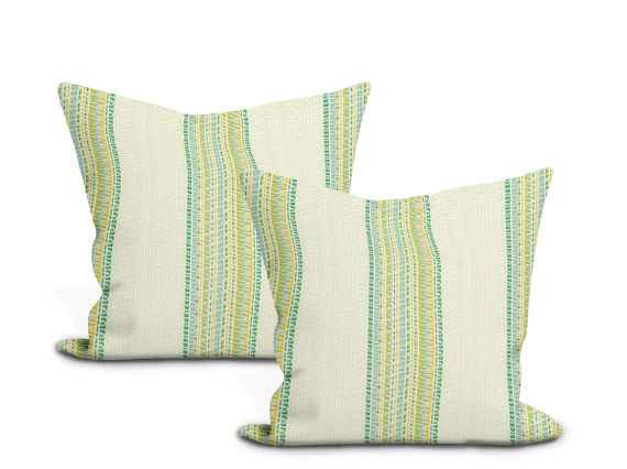 Schumacher Bendita Stripe Indoor/Outdoor Pillow Cover