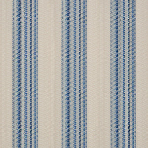 Pair of Custom Made Schumacher Bendita Stripe Indoor/Outdoor Pillow Covers - Both Sides