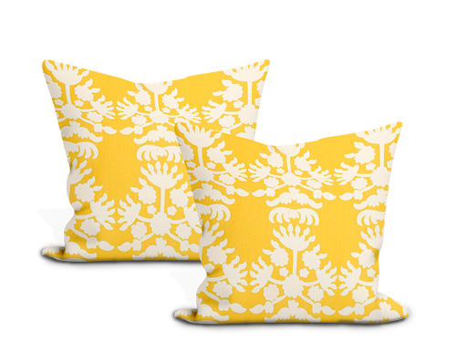 Schumacher Cybele Embroidery Pillow Cover