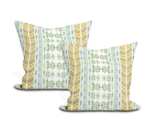 Schumacher Vinka Embroidery Pillow Cover