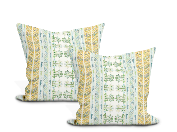 Schumacher Vinka Embroidery Pillow Cover