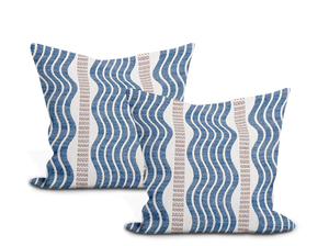 Schumacher Sina Stripe Pillow Cover