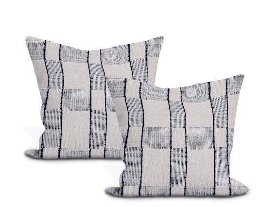 Schumacher Elko Plaid Pillow Cover