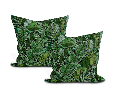 Schumacher Japura Forest Pillow Cover