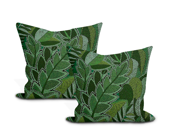 Schumacher Japura Forest Pillow Cover