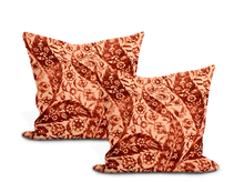 Load image into Gallery viewer, Schumacher Saz Paisley Silk Velvet Pillow Cover