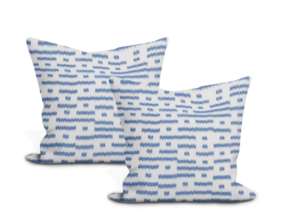 Schumacher Abstract Ikat Pillow Cover