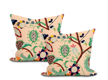 Load image into Gallery viewer, Schumacher Mandevilla Embroidery Pillow Cover