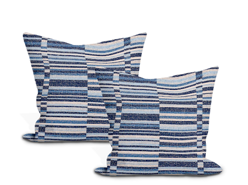 Schumacher Tierra Stripe Pillow Cover