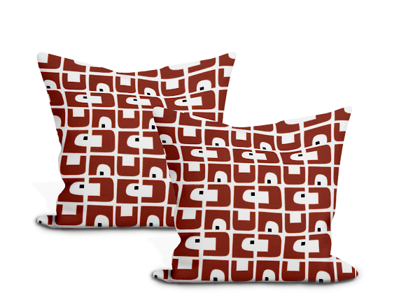 Schumacher Den Appliqué Pillow Cover