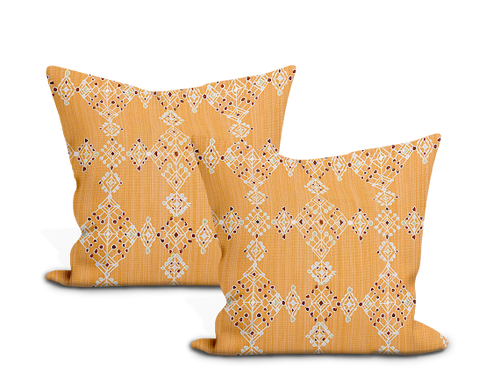 Schumacher Kalindi Embroidery Pillow Cover