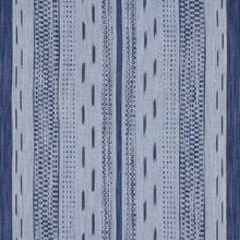 Load image into Gallery viewer, Pair of Custom Made Schumacher Mirza Ikat Stripe Pillow Covers - Both Sides