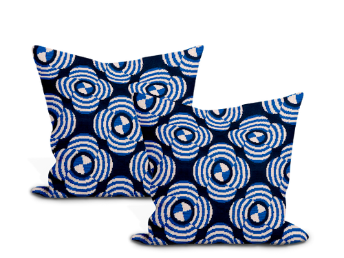 Schumacher’s Le Moderne Cut Velvet Pillow Cover