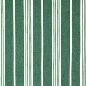 Pair of Custom Made Schumacher Hampton Stripe Indoor/Outdoor Pillow Covers - Both Sides