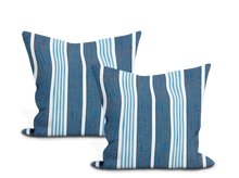 Load image into Gallery viewer, Schumacher Hampton Stripe Indoor/Outdoor Pillow Cover