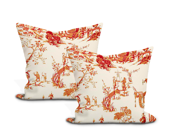 Schumacher Chinois Pillow Cover