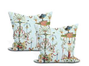 Schumacher Terracina Arabesque Pillow Cover