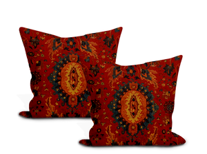 Schumacher Jahanara Carpet Pillow Cover