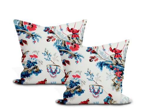 Schumacher Plaisirs De La Chine Pillow Cover